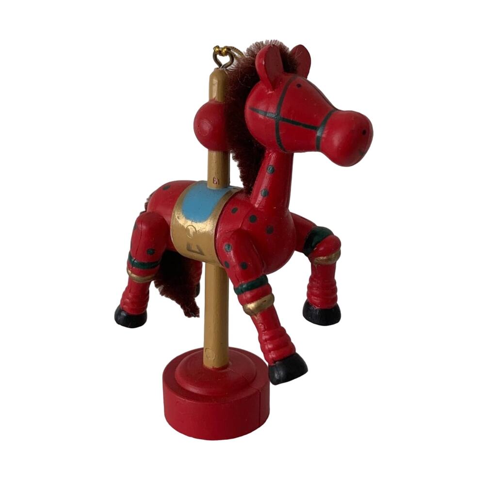 Vintage Carousel Horse Ornament